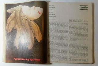 Vintage Cavalier November 1975 - Stephen King " Strawberry Spring " (short Story)