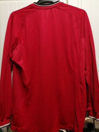 Vintage Manchester United Football long sleeved Umbro shirt 2000 Large mens 3