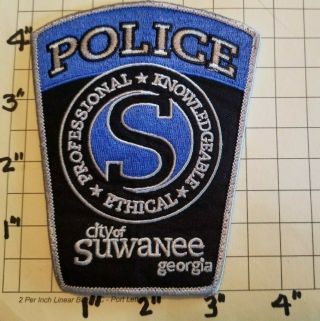 Suwanee (ga) Police Department Patch - Style 2