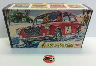 Vintage Usa Airfix Mg 1100a Saloon 1.  32 Scale Model Car Kit (not Complete) C4 - 50