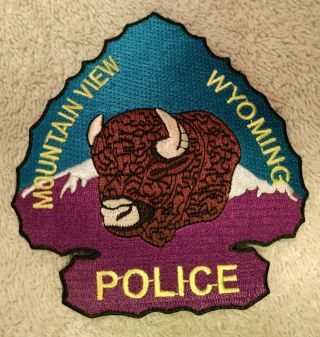 Mountain View,  Wyoming Police Patch