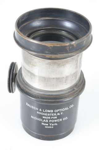 Bausch And Lomb 12 Inch E.  F Black Barrel Lens Vintage