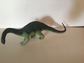 1988 Vtg 16” Apatosaurus Dinosaur Toy Fig Carnegie Safari Ltd.  Hard Plastic