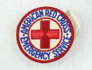 Red Cross: Emergency Services Patch W/string Ties - Number 213012
