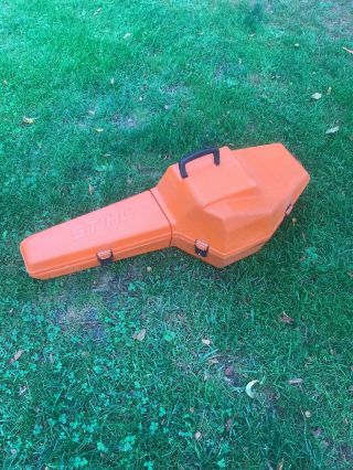 1990s Stihl Chainsaw Vintage Carrying Case Only Orange Complete Ex
