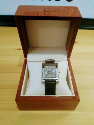 Walt Disney Mickey Mouse Watch With Wooden Case,  Limited Edition