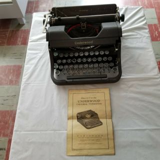 Vintage Underwood Universal Typewriter,  Estate Find,  Parts