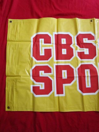 CBS Sports Vinyl Banner Vintage Logo Color 50 x 26 2
