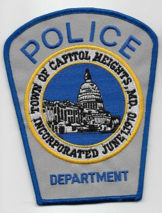 Capitol Heights Police State Maryland Md Scenic Patch