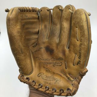 Vintage Mickey Mantle Mm5 Rawlings Baseball Glove Rht Palm Fresh Tight Web