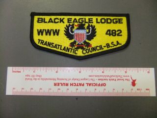 Boy Scout Oa 482 Black Eagle Flap 9299gg