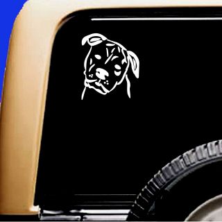 American Bulldog Dog Vinyl Car Decal Rv Sticker - Design