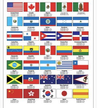 Flags Of The Worlds Banderas Del Mundo 3x5 Pick Your Country 1 Piece Only