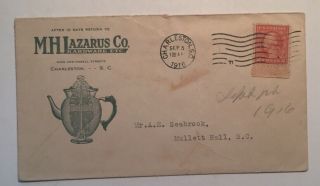 Charleston,  SC Isle Of Palms 2 Sided Advertising Cover 1916 2