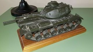 Vintage Die - Cast M60 U.  S.  Army Tank - Rotating Turrets