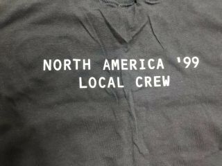 Vintage T Shirt - Rammstein North America Local Tour Crew 1999 Size Xl Du Hast