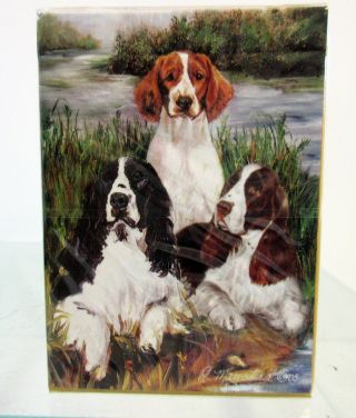 English & Welsh Springer Spaniels Dog Poker Playing Card Deck Of Cards Spaniel