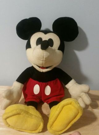 Vintage Walt Disney Mickey Mouse Plush Large Stuffed Toy 1960s 1970s 21 Inch