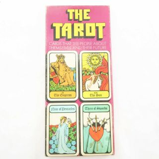 Vintage The Tarot Card Game Hoi Polloi Inc 1973 Reiss Games York Complete