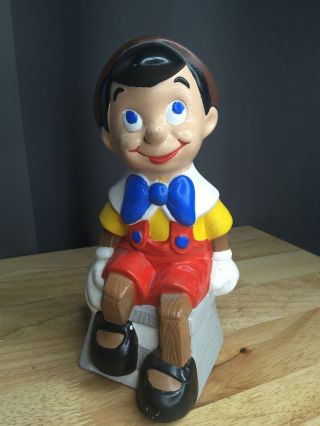 Vintage Walt Disney Productions Pinocchio Ceramic Statue