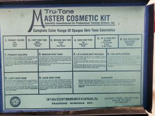 Vintage Embalming Cosmetic Make Up Kit Tru - Derma covering cream 2