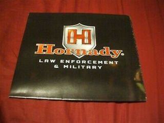 Undated Hornady Law Enforcement & Military Ammunition Fold - Out Poster - Police