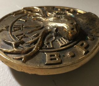 Vintage B.  P.  O.  E.  Elks Club Solid Brass Belt Buckle 1970’s 3