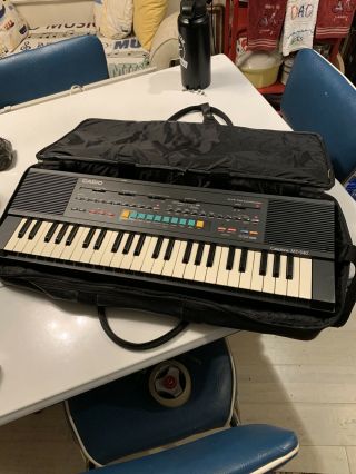 Vintage Casio Mt - 540 Digital Keyboard Midi Casiotone W/ Sound Effects & Case