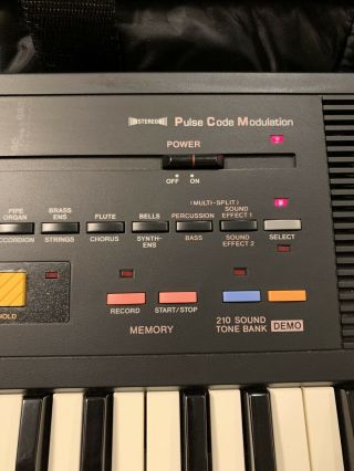 Vintage Casio MT - 540 Digital Keyboard MIDI Casiotone w/ Sound Effects & Case 2