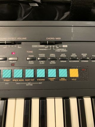 Vintage Casio MT - 540 Digital Keyboard MIDI Casiotone w/ Sound Effects & Case 3