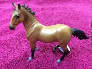 Breyer Model Horses Miniature Collecta Horses Akhal - Teke Buckskin Mare