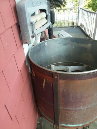 Vintage Copper Electric Washing Machine Made By Easy Laundry Machines