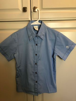 Girl Scout Brownie Uniform Blue Shirt Size 10
