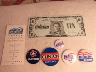 Vintage Bill Clinton From Governor Of Arkansas To President Of The Us Campaign I