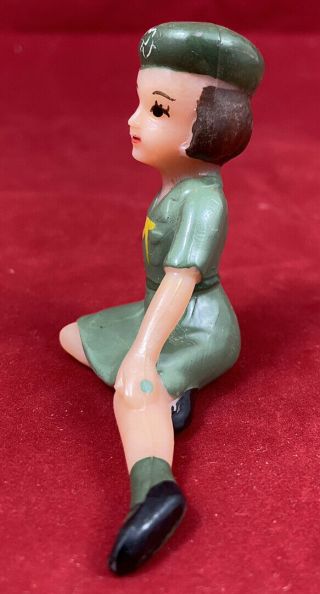 Vintage Wilton Girl Scout Cake Topper Figurine 2