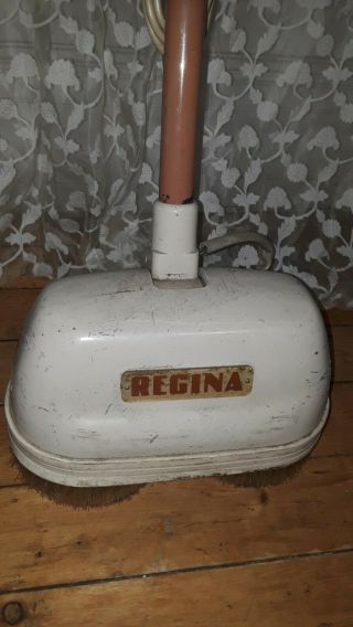 Regina Floor Buffer Scrubber Vintage model TS,  2brushes,  2pads (P357) p 2