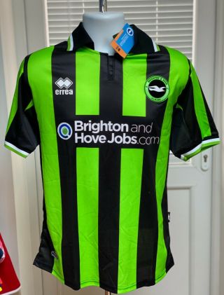 Brighton & Hove Albion Football Shirt Bnib Vintage 2011 Top Errea Soccer