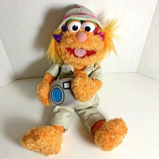 Sesame Street 10 " Safari Zoe Busch Gardens Plush Stuffed Toy | Safari Of Fun