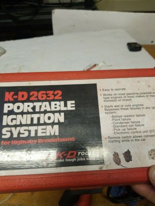 Vtg K - D Tools Portable Ignition System Model 2632