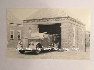 Fairlington Vfd Arlington County Va 1949 Ward La France Fire Apparatus Postcard