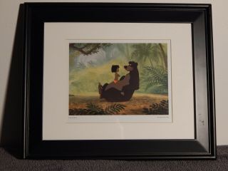 Wdcc Mowgli & Baloo - The Jungle Book Special - Edition Framed Lithograph 1998