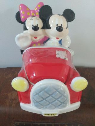 Mickey And Minnie Cookie Jar;