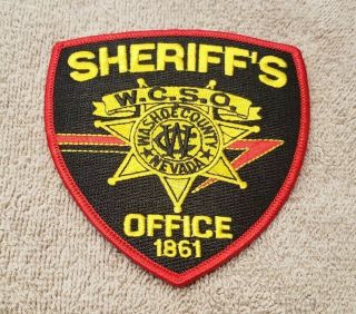 Washoe County Nevada Sheriff Shoulder Patch