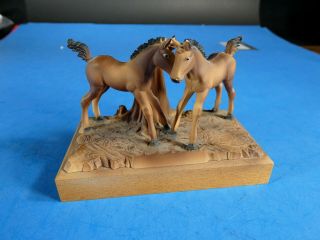 Vintage Small Horses Figurine