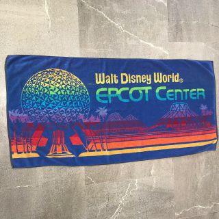 Epcot Center Walt Disney World Vintage 1982 Bath Beach Towel