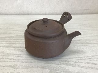 Y1140 Kyusu Banko - Ware Teapot Pot Tea Ceremony Japan Antique Japanese Vintage
