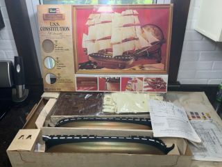 Vintage Revell Museum Classic Uss Constitution Old Ironside 1/96