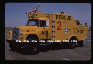 Sikorsky Airport Ct 1970 International Ansul 4x4 Cfr Fire Apparatus Slide