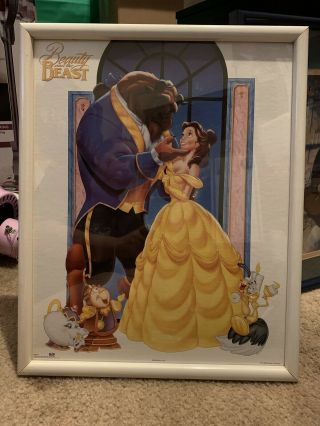 Disney’s Beauty And The Beast Framed Print 17”x21”