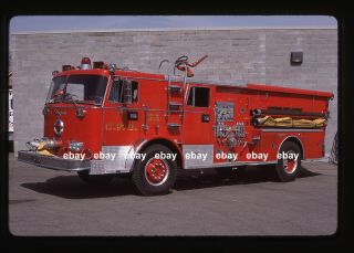 Cincinnati Oh E32 1972 Seagrave Pumper Fire Apparatus Slide